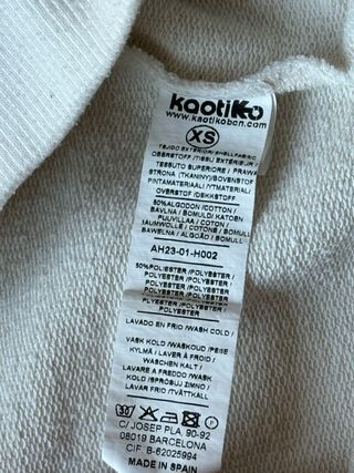 Jersey Kaotiko cuello alto talla XS