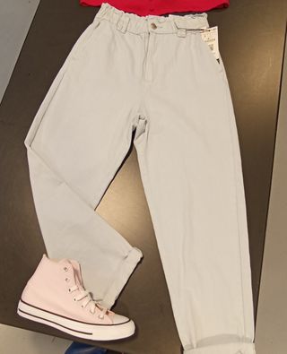 Pantalón Stradivarius Azul Talla S