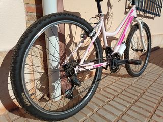 Bicicleta MTB Mujer Acero JL Wendi Rosa Fucsia