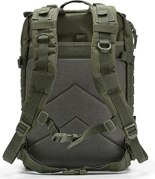 Mochila Táctica Militar 50L Verde + 2 Parches