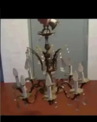 Lámpara de bronce 
