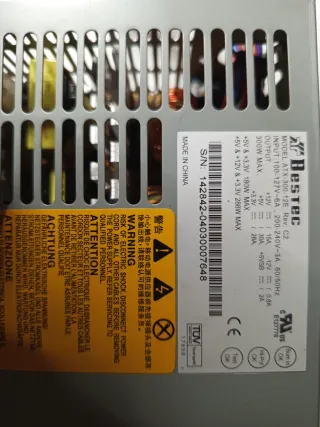 Fuente de Alimentación PC Bestec 300W