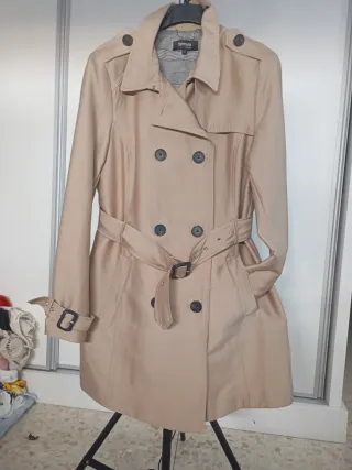 Gabardina Beige Talla XL