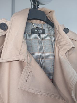 Gabardina Beige Talla XL