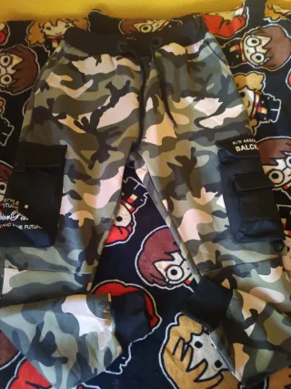 Pantalón cargo camuflaje