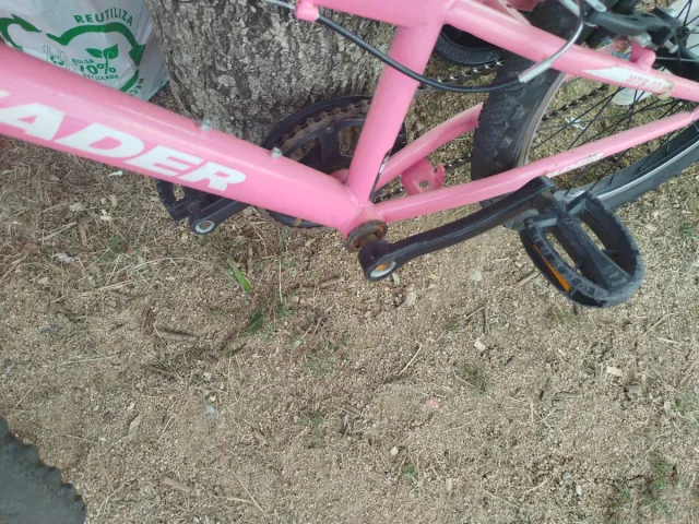 Bicicleta infantil rosa,6_8 años
