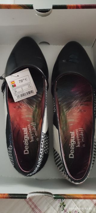 Zapatos Desigual Negros Talla 38