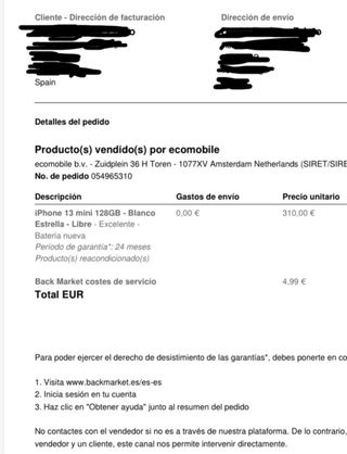 iPhone 13 mini 128GB Blanco