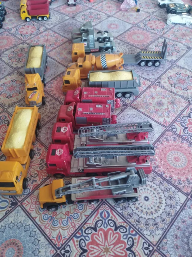 Camiones de juguete miniatura