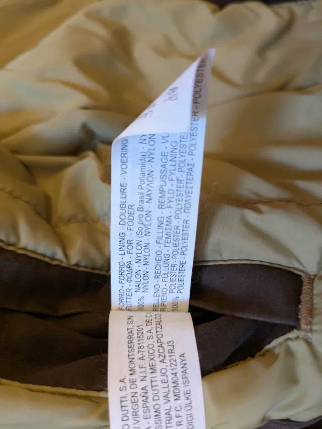 Abrigo Massimo Dutti Marrón