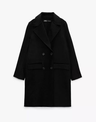 ZARA - Abrigo Clásico Lana