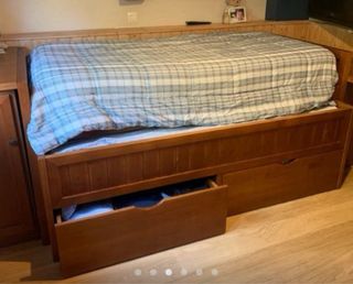 Cama con almacenaje