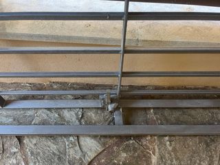 Reja de seguridad puerta con cerradura y llave