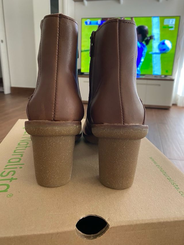 Botines El Naturalista Marrones Mujer
