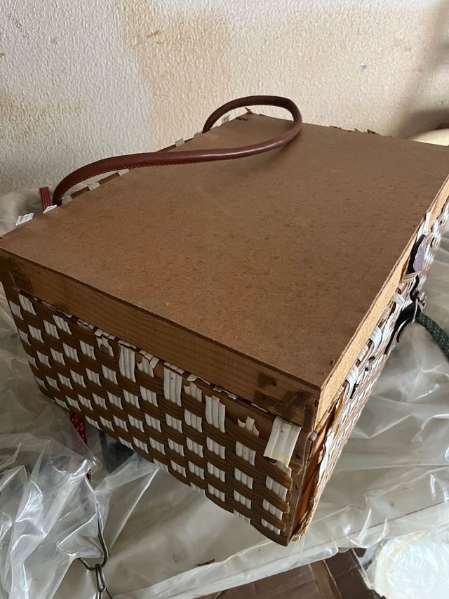 Set de picnic vintage mimbre