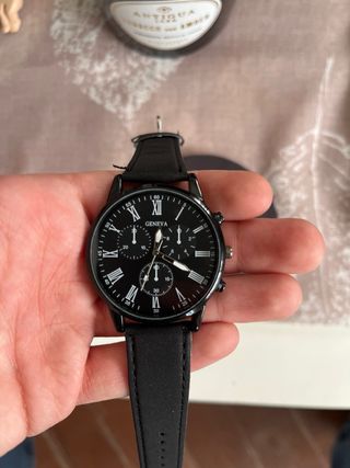 Reloj Geneva Negro y Casio