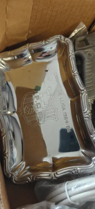 Bandeja FCB Campio de Lliga 1984/85