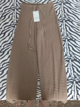 Pantalón para elefante Zara Mujer Marrón