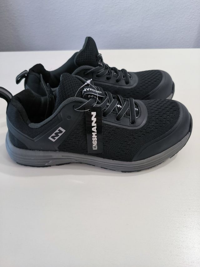 Zapatillas de Seguridad Kingsmann Negras y Grises