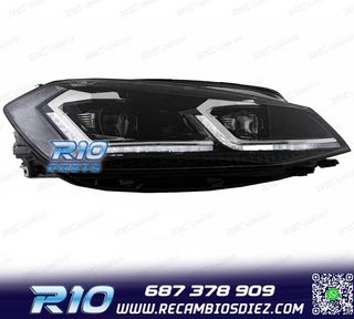 FAROS FULL LED DINAMICOS VOLKSWAGEN VW GOLF 7.5 17-19 LOOK R