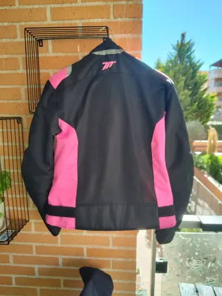 Chaqueta Moto Mujer+espaldera+hombreras+coderas