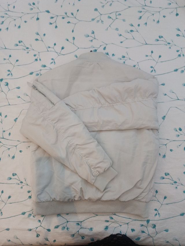 Chaqueta bomber gris claro mujer XS