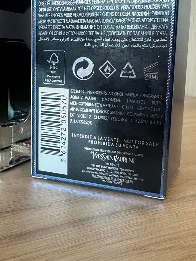Yves Saint Laurent Eau de Parfum 100ml