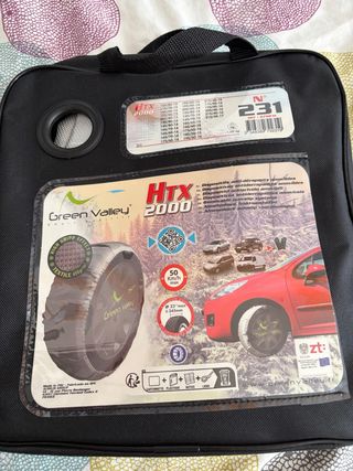 Cadenas de tela para nieve Green Valley HTX 2000
