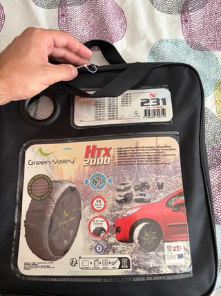 Cadenas de tela para nieve Green Valley HTX 2000