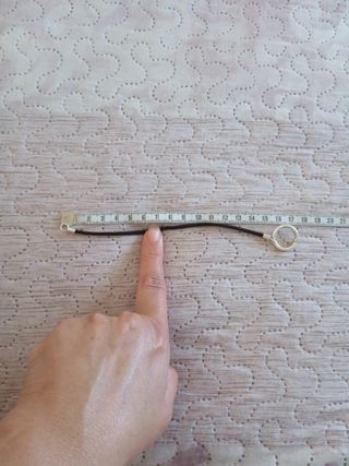 Pulsera cuero y plata