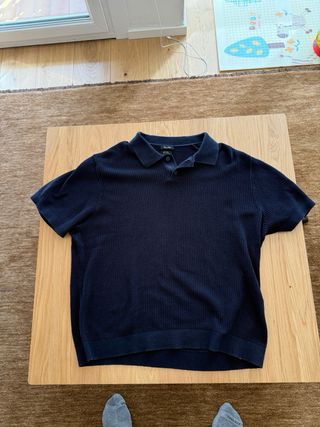 Polo Massimo Dutti Azul Marino