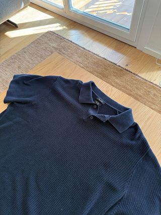 Polo Massimo Dutti Azul Marino