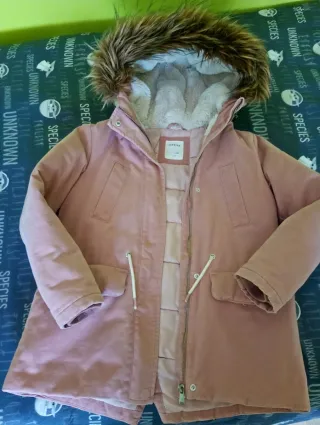 Abrigo invierno niña Lefties rosa