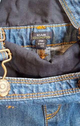 Macacão Jardineira Ganga Kiabi 24 meses