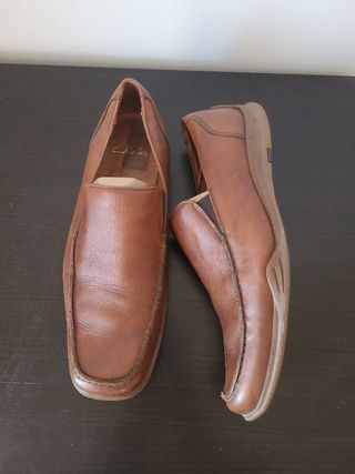 Zapatos Clarks Marrones Hombre