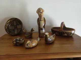 Conjunto 7 piezas cerámica tunecina