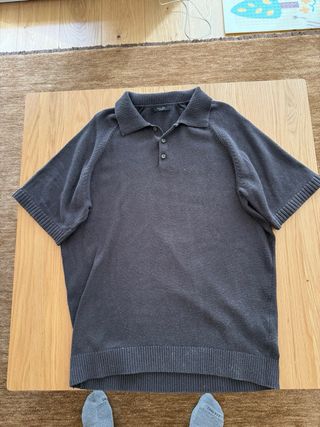 Polo Massimo Dutti Gris