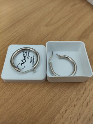 Aros de Plata de Ley Gómez Joyeros