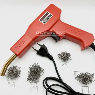 Soldador de plástico profesional + 200 grapas