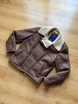 Chaqueta Bomber Springfield Talla L Marrón