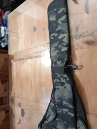 Funda para caña de pesca camuflaje