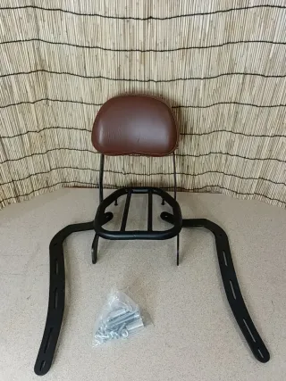 Respaldo y maletero para moto