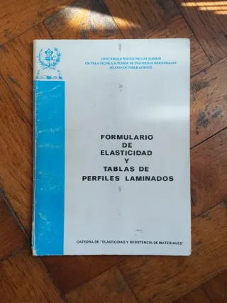 Formulario Elasticidad Tablas Perfiles Laminados