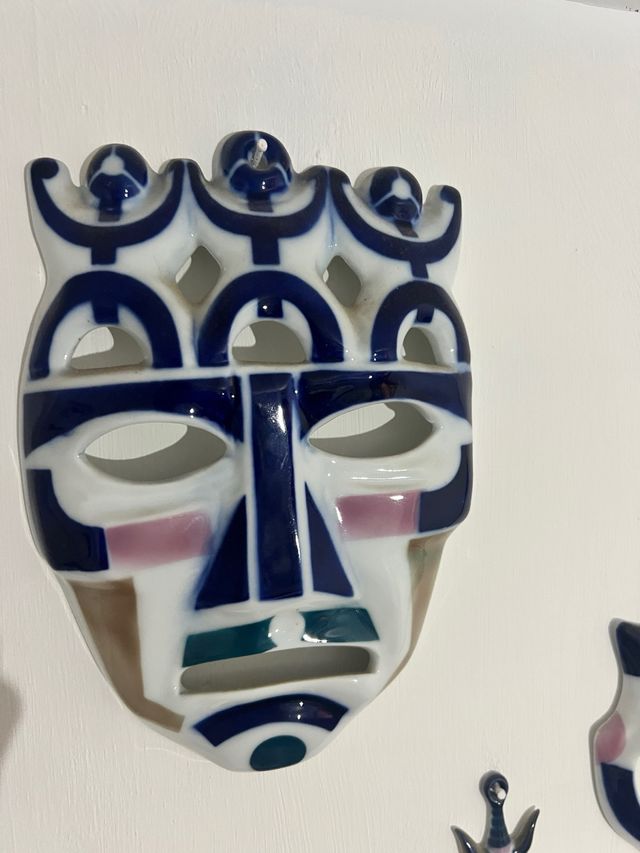 Careta Sargadelos Azul y Blanca