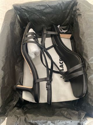 Sandalias Lola Cruz Piel Negras