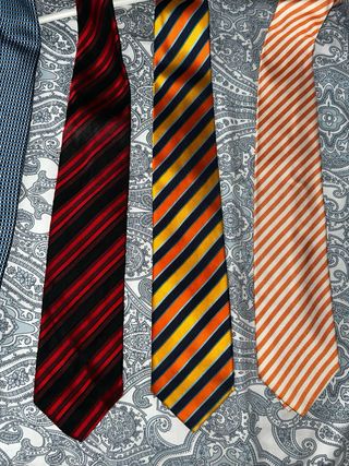 Corbata Toni Barceló Seda Rayas
