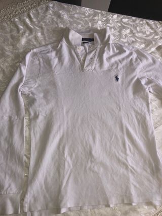 Polo Ralph Lauren M bianca usata poco come nuova