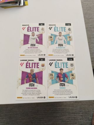 Panini Megacracks 2025-26 Lote lamil y mbappe
