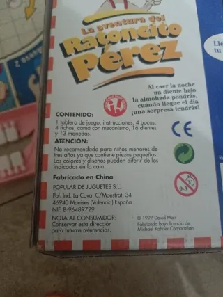 Juego de mesa La Aventura del Ratoncito Pérez