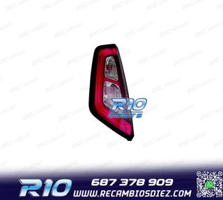 PILOTO IZQ PARA FIAT PUNTO EVO 09- LED CERCO ROJO